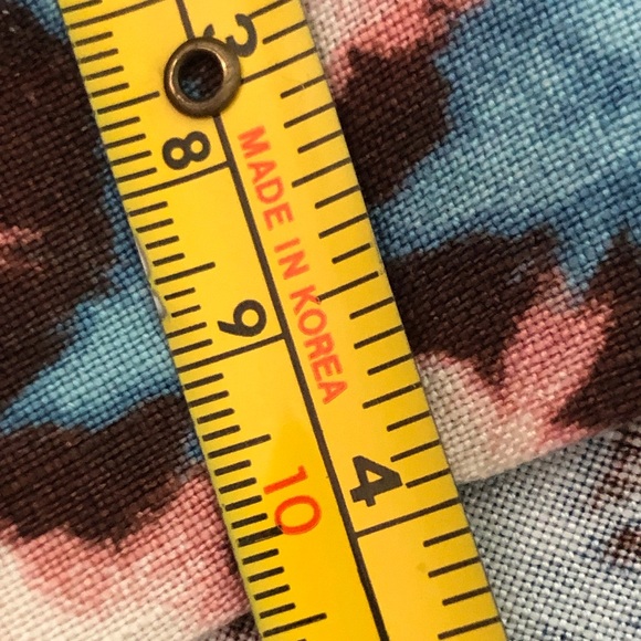 ☀️ 🆕 BOGO LOFT Paperbag Shorts in Sunwashed Floral Linen Blend. Size S. NWOT. - Picture 11 of 13